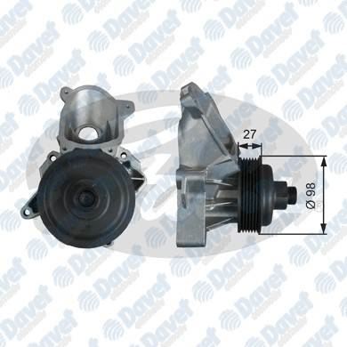 GATES WP0128 Devirdaim 3 Serisi E46 7 Serisi E65 X5 Serisi E53 01>07 Dizel Araclar Icin